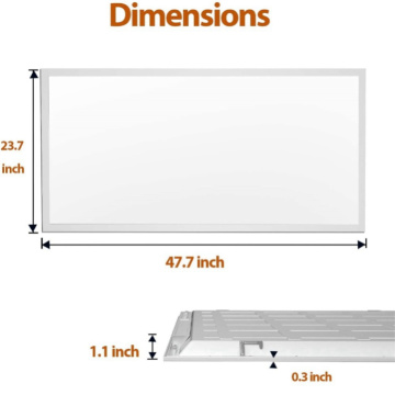 Luz de panel de retroiluminación LED de montaje con descarga 2x4