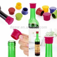 Colors Silicone Reusable Wine Bottle Caps Beer Sealer Cover