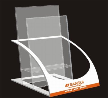 acrylic brochure display stand