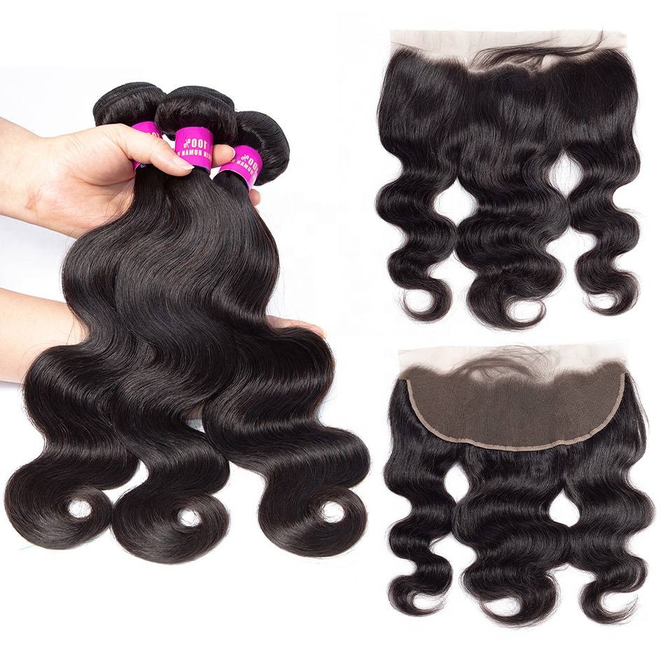 Brazilian Virgin Cuticle Aligned Hair Bundles Natural Color Factory Price Remy Hair