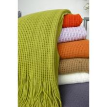 warp knitted throw