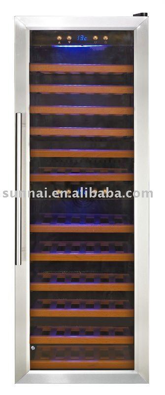 180 bottle high-efficiency salt and pepper wine cellar