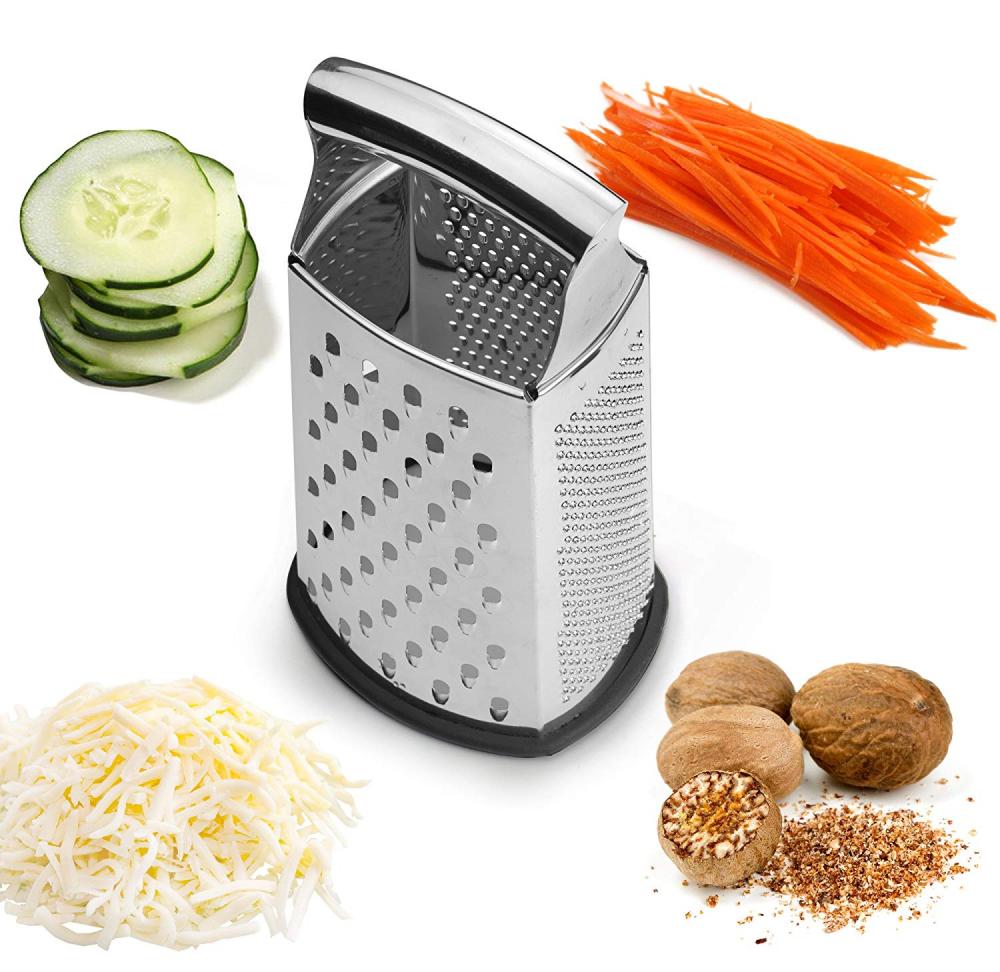 Box Grater 4-Sided Stainless Steel Grater