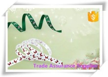 Custom colorful printed merry christmas ribbon