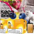 Elf World Ultra 5000 Puffs descartáveis ​​Vape POD