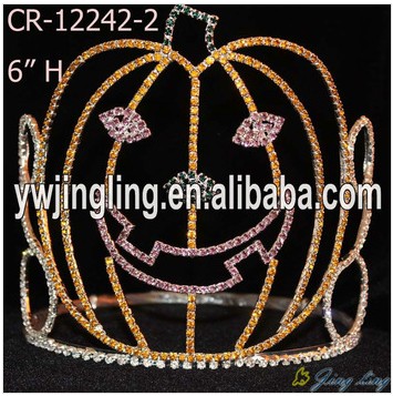 6 Inch Pumpkin Pageant Crowns