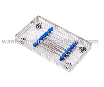 Silver Autoclave Tray Instrument Sterilization Tray