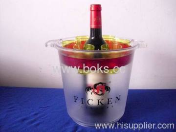 Plastic Ice Bucket With Holders?