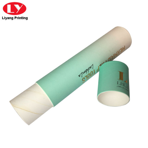 Cardboard Paper Box Cylindrical Tubes Makeup Brush Packaging
