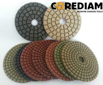 Wet Pads for Stone Polishing