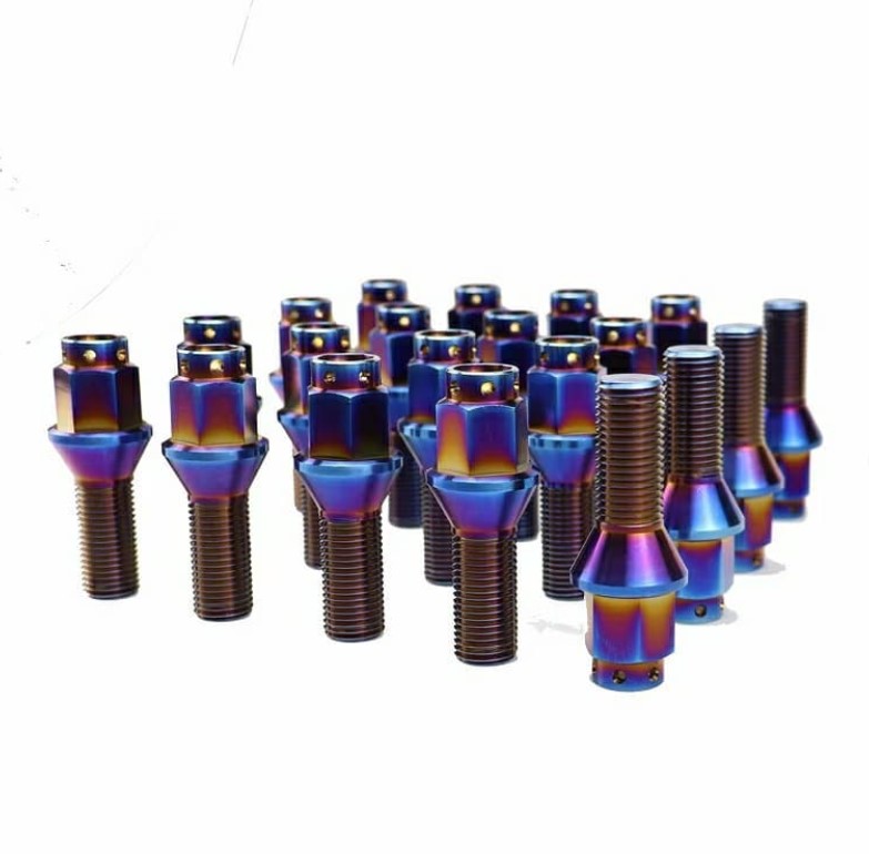 wheel hub titanium lug nut titanium alloy fasteners