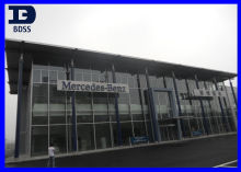 Durable Light Automobile Showrooms , Fabricate Steel Car Exihibition Hall Building