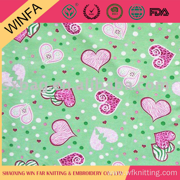 Knitted 100% Polyester Digital Printing Jersey Fabric