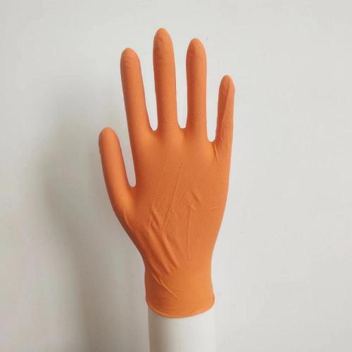 Hot Nitrile exam gloves Powder fee diamond grain