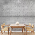 Gray Rectangle Rough Concrete 3D Wall Tiles