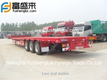 Low bed trailer
