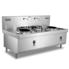 Commercial Dual Basin Wok Range Gas Stove