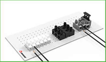 Feed through terminal block