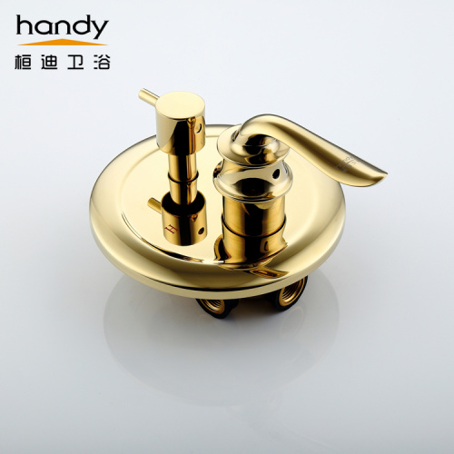 Grifo de baño oculto de estilo europeo dorado