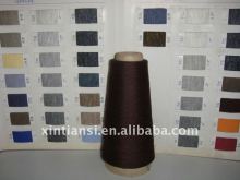 21s/1 top-dyed 100% brown polyester yarn