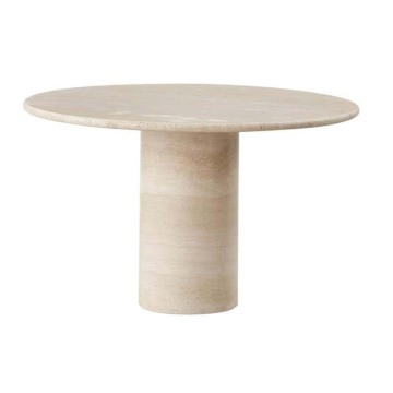 Modern Marble Round Table - Decorative Center Activity Table