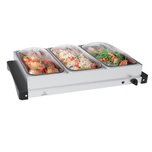 Buffet chauffant 2,5 L * 3 réchauffeur de nourriture