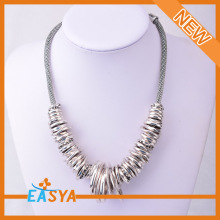 New Fashion Alloy Silver String Necklace Design For Women