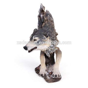 DS0514 wolf head statue