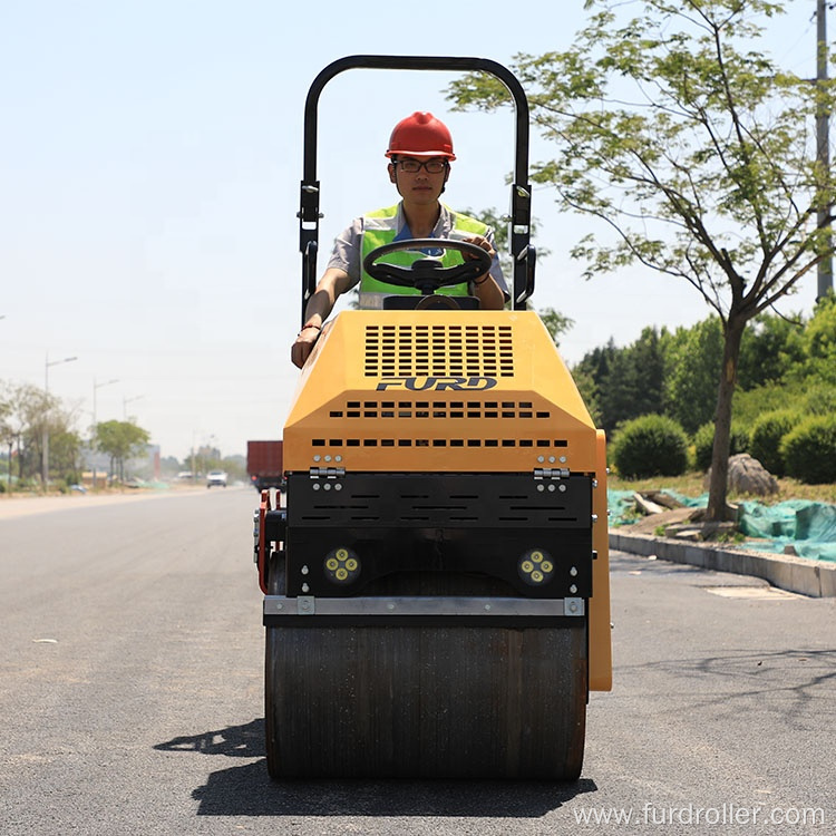 Excellent performance drum ride on vibratory road roller