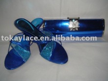 evening shoes and bag