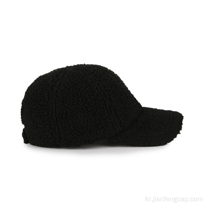 빈 야구 모자 양털 모자 겨울 모자