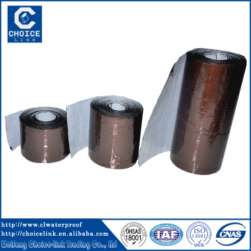 Both side reinforced self adhesive bitumen sealing tape