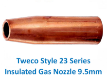 Tweco 23-37 Insulated Gas Nozzle 9.5mm