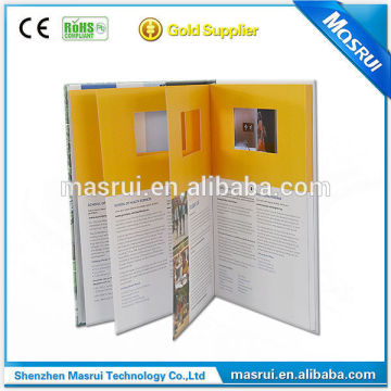 High Quality LCD Video Greeting Card ,Greeting Card Display, LCD Video Book