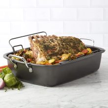 commercial duck roaster carbon steel pan baking pan with chicken roaster rack