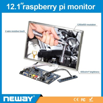 12.1'' 1280x800 high resolution LCD banana pi touch screen