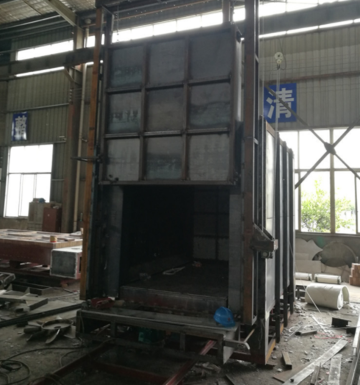 Large car type annealing furnace