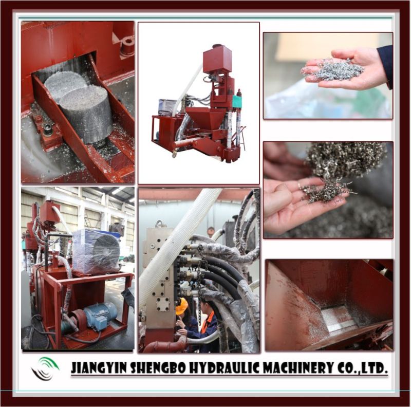 Waste Aluminum Shavings Round Block Making Machine