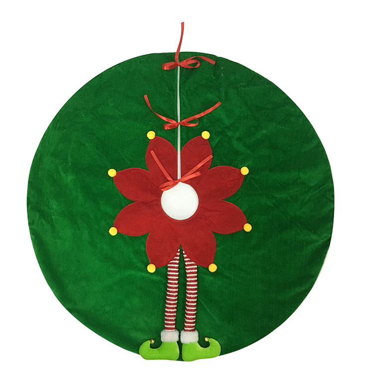 Plush Christmas Magic Elf Tree Skirt