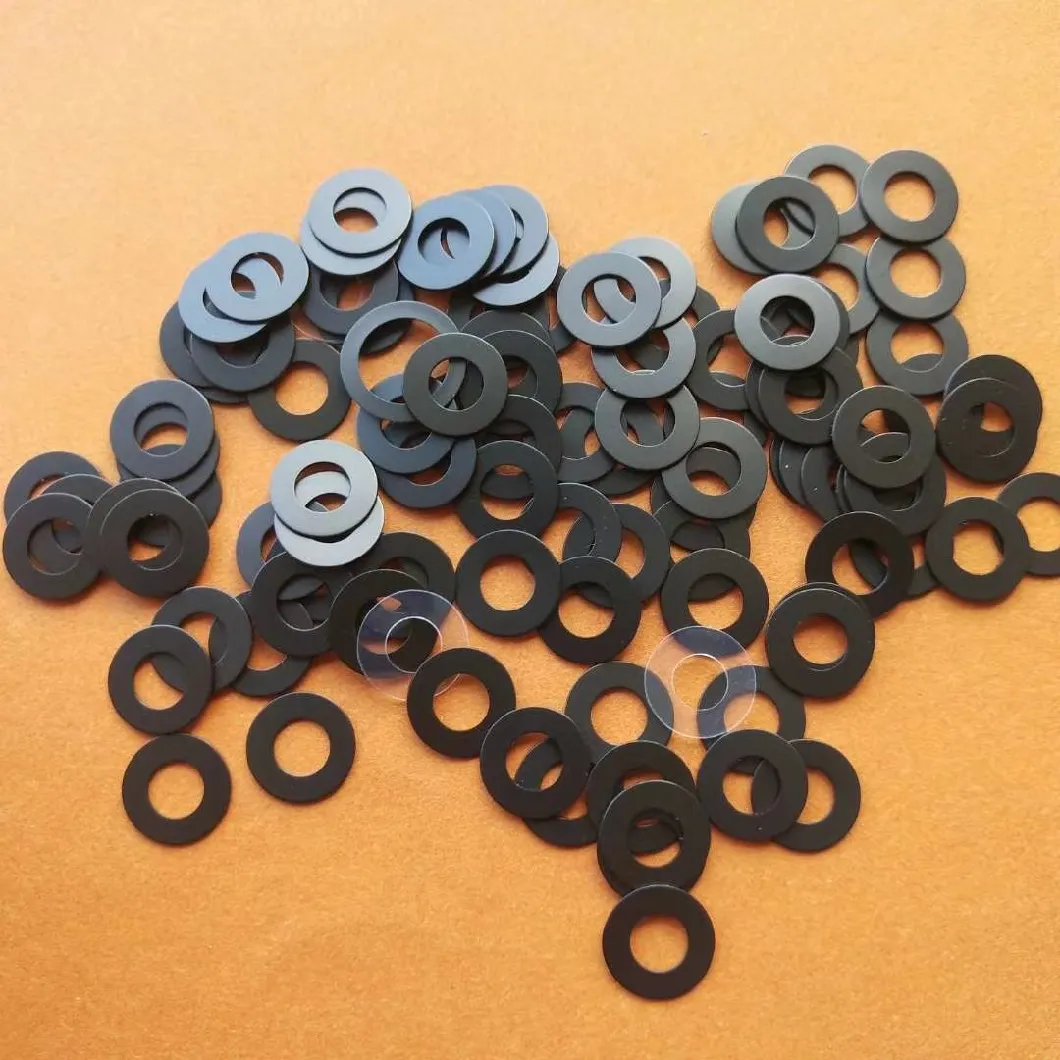 M6 M8 M10 Nylon PA66 Plastic Black Plain Flat Washers