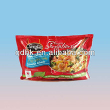 Custom printing back center seal packaging for frozen food