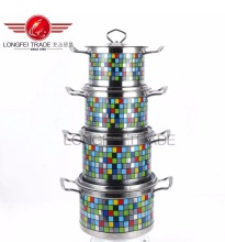 High Quality Stainless Steel Stock Pot Cook Pot Soup Pot Set