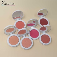 Customizable Vegetable Blusher Private Label Pressed Powder Palette Creamy Powder Blusher