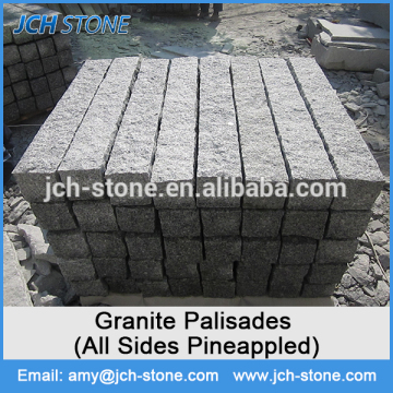 Cheap granite stone palisades