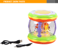 Spaanse IC B/O muzikale USB kabel Baby elektrische Drum