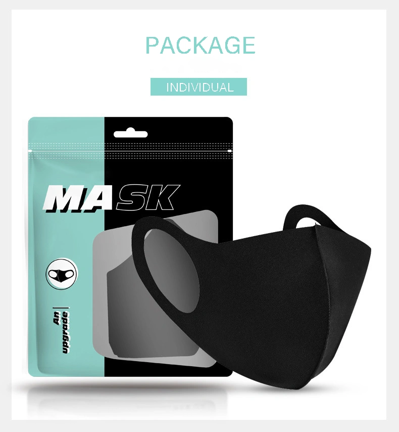 Men Women Washable Mask Earloop Breathable Ice Silk Cotton Cycling Anti Dust Mouth Face Mask