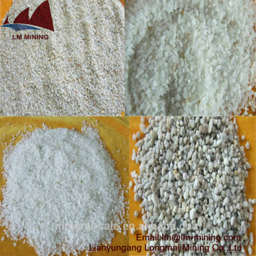 Fine Silica Sand/White Quartz Sand For Glass Industry