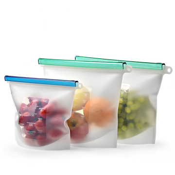 Silicone Food Fresh vegetable Seal packing Bag