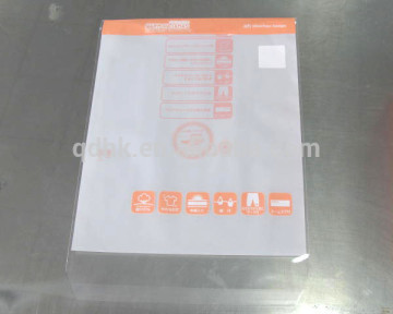 cloth packaging bag with self-adhered stripe