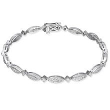 925 Silver zircon bracelet